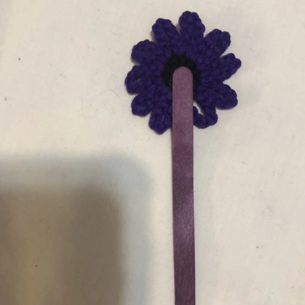 Flower bookmark Handmade crochet